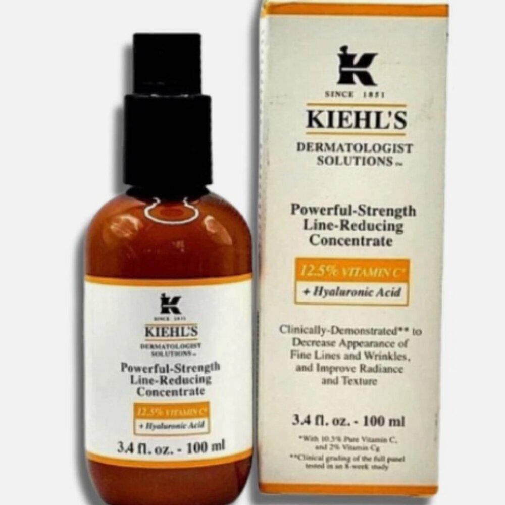 NEW Kiehl's Powerful-Strength Line-Reducing Concentrate Serum 3.4 oz/100ml - Picture 3 of 3